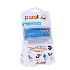 Para'kito Bracelet Anti-Moustique Junior - Baskets - 2 Recharges - 1 Pièce