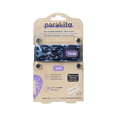 Para'kito Bracelet Anti-Moustique Teens Blue Camo- 2 Recharges - 1 Pièce