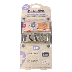 Para'kito Kids Bracelets Anti-Moustiques Donut/Camouflage 1+1 + 2 Recharges