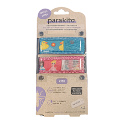 Para'kito Kids Bracelets Anti-Moustiques Canard/Princesse 1+1 + 2 Recharges