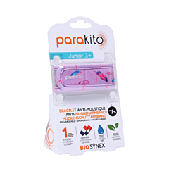 Para'kito Bracelet Anti-Moustique Junior - Plumes - 2 Recharges - 1 Pièce