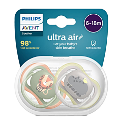 Philips Avent Sucette +6m Air Lion - 2 Pièces