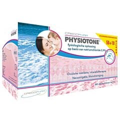 Physiotone Sérum Physiologique Unidoses - 50x5ml + 10x5ml OFFERTES