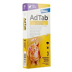 Adtab 12mg Chat >0,5kg-2kg - 3 Comprimés à Croquer