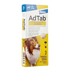 Adtab 900mg Chien >22kg-45kg - 3 Comprimés à Croquer