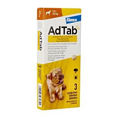 Adtab 56mg Hond >1,3-2,5kg - 3 Kauwtabletten