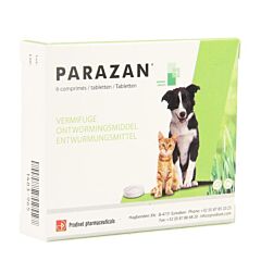 Parazan Vermifuge - 6 Comprimés
