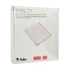 Hyalo 4 Skin Gaze 10x10cm 10 Compresses