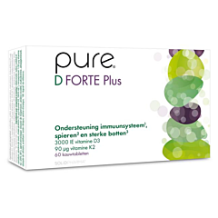 Pure D Forte Plus - 60 Comprimés À Croquer