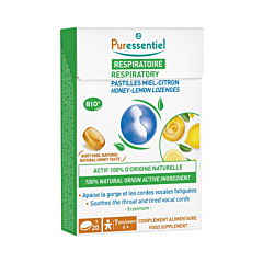 Puressentiel Respiratoire Pastilles - Miel/Citron - 20 Pièces