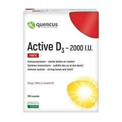 Quercus Active D3 2000 I.U. - 100 Capsules