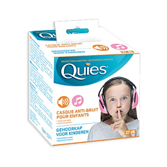 Quies Casque Anti-Bruit Pour Enfants - Rose - 1 Paire