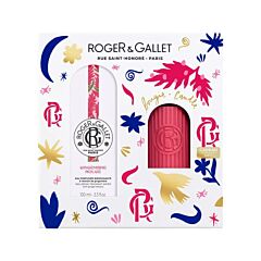 Roger&Gallet Coffret Cadeau Gingembre Rouge Eau Parfumée + Bougie