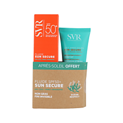 SVR Sun Secure Fluide SPF50+ 50ml + Aftersun 50ml GRATIS