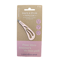 Sanodiane Pince Epiler Papillon N°122 Rose - 1 Pièce
