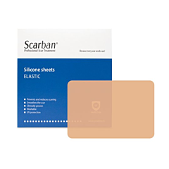 Scarban Elastic Feuille De Silicone Élastique Cicatrices - 10x15cm - 1 Pièce