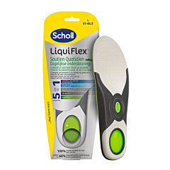 Scholl Liquiflex Semelles Soutien Quotidien - Large 41-46,5 - 1 Paire