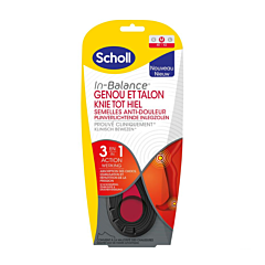 Scholl In-Balance Semelles Anti-Douleur Genou & Talon - Medium 40-42 - 1 Paire