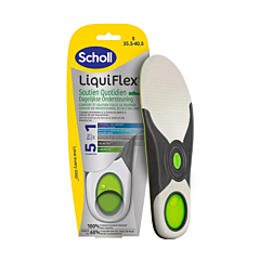Scholl Liquiflex Semelles Soutien Quotidien - Small 35,5-40,5 - 1 Paire
