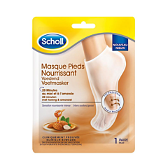 Scholl Masque Pieds Nourissant - Miel & L'Amande - 1 Paire