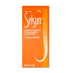 Selsun 2,5% Suspension pour Application Cutanée Flacon 120ml
