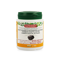 Super Diet Charbon De Bois Végétal Actif - 150 Capsules 