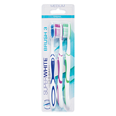 Superwhite Trio Brosses A Dents Medium - 1 Pièce