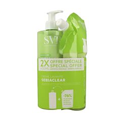 Svr Sebiaclear Reinigingscreme - 400ml + Refill - 400ml