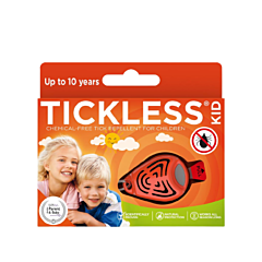 Tickless Kid Répulsif Ultrasonique Puces/Tiques - Orange - 1 Pièce