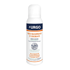 Urgo Crème En Mousse Rééquilibrante - Pieds Transpirants/Odorants - 125ml