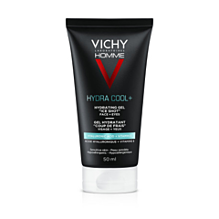 Vichy Homme Hydra Cool+ Gel Hydratant Visage Tube 50ml