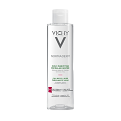 Vichy Normaderm Eau Micellaire Purifiante 3-en-1 - 200ml