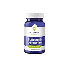 Vitakruid Safran & L-Théanine - 30 Capsules Végétales