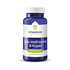 Vitakruid Zink-Methionine & Koper - 90 Capsules