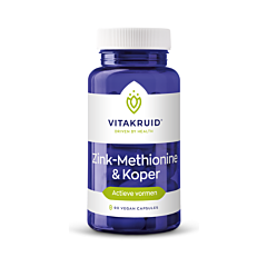 Vitakruid Zinc-Méthionine & Cuivre - 90 Gélules