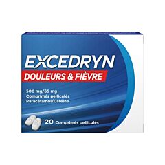 Excedryn dolor - 20 Comprimes 500 mg/65 mg