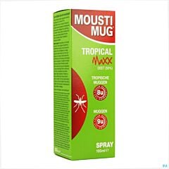 Moustimug Tropical Maxx 50% DEET Spray 100ml