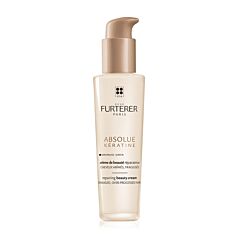 René Furterer Absolue Kératine Crème de Beauté Réparatrice Cheveux Abîmés-Fragilisés Flacon Pompe 100ml NF