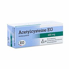 Acetylcysteine EG 600mg 10 Bruistabletten