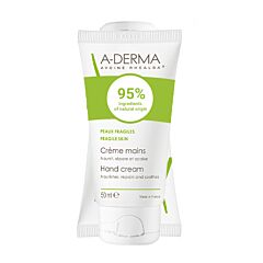 A-Derma Handcrème 2x50ml Promo 2de -50%