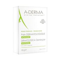 A-Derma Les Indispensables Pain Dermatologique au Lait d'Avoine Rhealba 100g