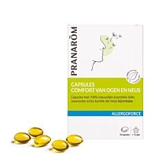 Pranarôm Allergoforce Comfort Ogen & Neus Bio Capsules 30 Stuks