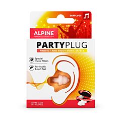 Alpine PartyPlug Transparante Oordopjes 1 Paar