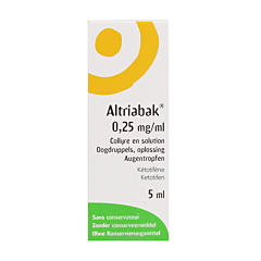 Altriabak 0,25mg/ml Gouttes Oculaires 5ml