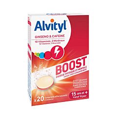 Alvityl Boost 20 Comprimés Effervescents