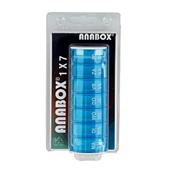 Anabox Pilulier Semaine Bleu 1 Pièce