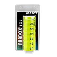 Anabox Pilulier Semaine Jaune 1 Pièce