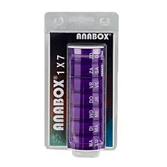 Anabox Pilulier Semaine Violet 1 Pièce