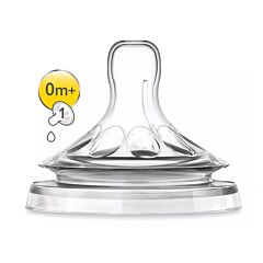 Philips Avent Classic+ Anti-Colic Zuigspeen 0M+ - Toevoer Pasgeborenen - 2 Stuks