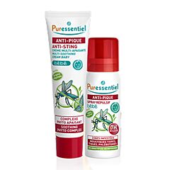 Puressentiel PROMO PACK Bébé Anti-Pique Spray Répulsif 60ml + Crème Multi-Apaisante Tube 30ml -30%